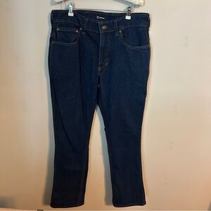 Origin Blue Bootcut Jeans Classic Style Legit Fit Straight Leg Dark Wash Neutral